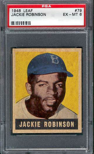 1948 Leaf Jackie Robinson PSA 6