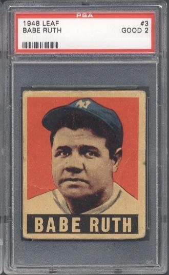1948-1949 Leaf Babe Ruth PSA 6
